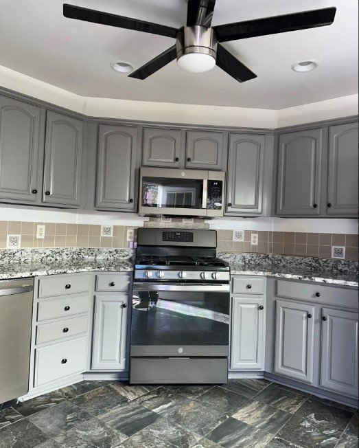 two-tone-gray-kitchen-cabinet-painting-louisville